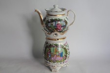 Tisanière porcelaine décor