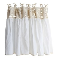  Voilage Fenetre Cuisine Rideaux Coton Blanc Court Fenêtre Courts