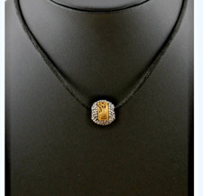 COLLIER  FIL NOIR EN SOIE