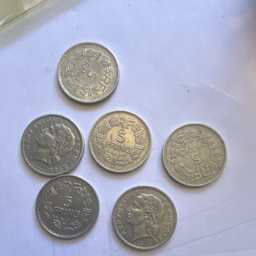 Lot pièces francs france - 5,