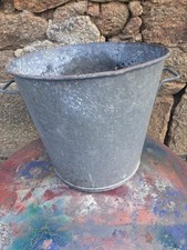 Ancienne Bassine Lessiveuse galvanisé zinc