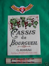 Etiquette Cassis de Bourgueil