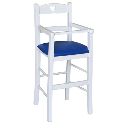 Chaise haute bois blanc - chaise,