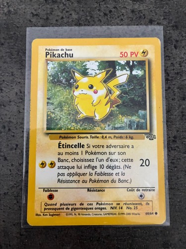 Carte pokemon pikachu série - carte,