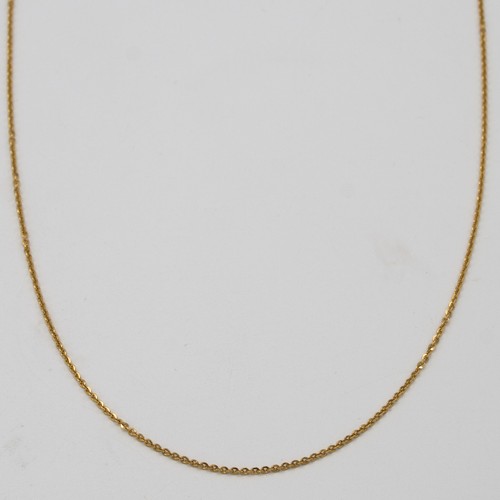 Collier femme jaune 18 - en, or