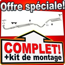Ligne pot d'échappement pour