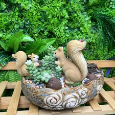 2 Pcs Écureuil Ornement Fariy