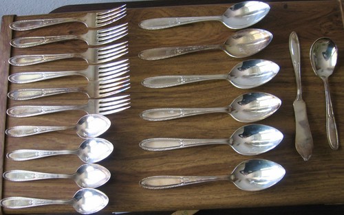 Piece set isabella silver - 20,