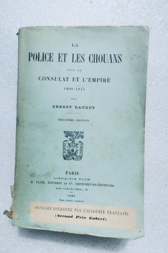 Chouan daudet ernest - chouan, daudet,