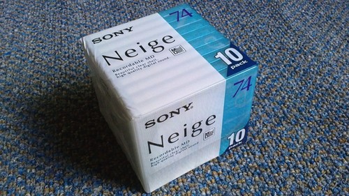 Minidisc sony neige série - neige,