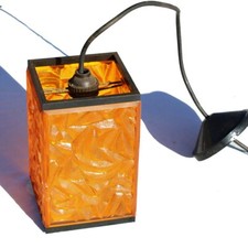 Suspension en plastique orange