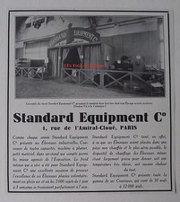 Publicité ancienne Standard Equipment, materiel elevage avicole  1932, advert