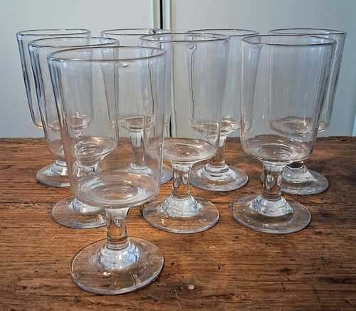 Verres pied en verre - verres,