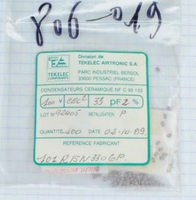 100x Tekelec 101R15N330GP