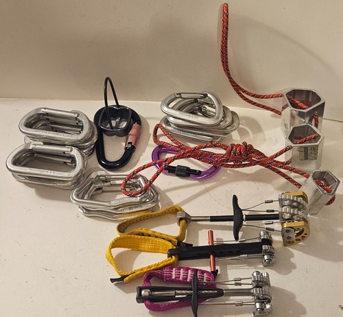 Rock climbing lot - lot, carabiner