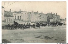 AYFP2-0144-33 - LIBOURNE - Place decazes - inspection de Gendarmerie