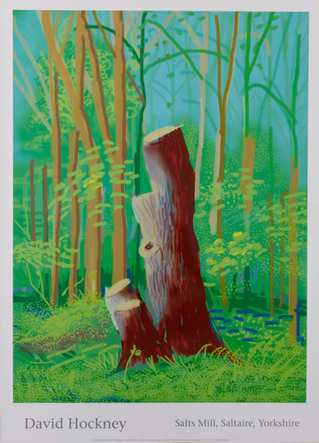 David hockney tronc d arbre - tronc, d'arbre