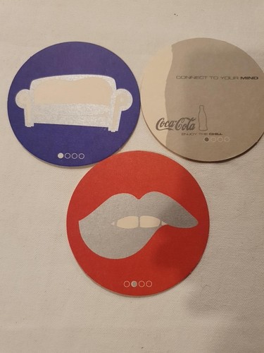 Coca cola lot sous verres - 3, sous-verres