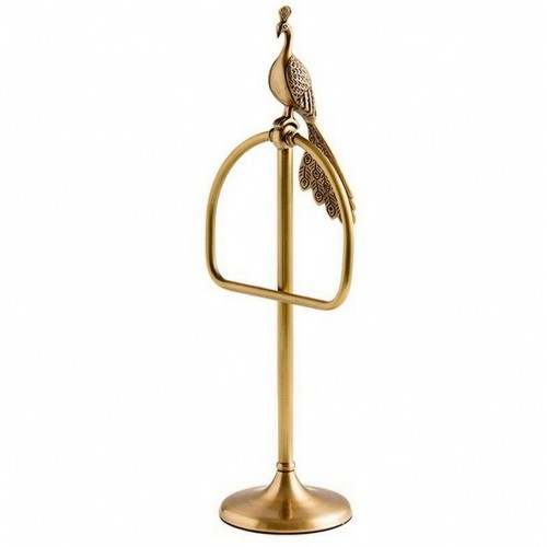 Porte serviette paon - porte-serviette,