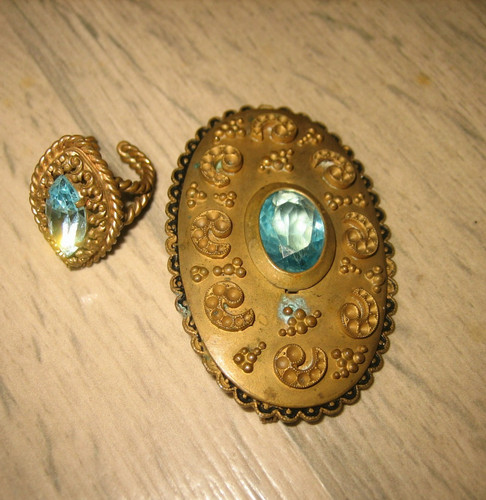 Ancien bijou fantaisie bague - ancien,