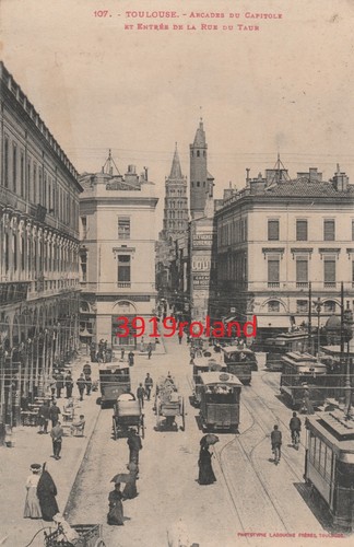 Cpa ancienne toulouse arcades - cpa,