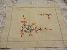 Vintage French 1950’s Slipper bag / Nightdress case. Embroidered