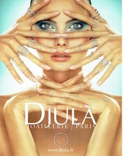 Publicité Advertising 109 2014   Djula  joaillierie  bijoux  