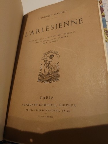 Arlésienne alphonse daudet - .alphonse,