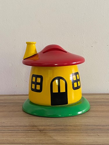 Tirelire maison bois - en, peint