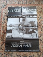 RARE Affiche Cinéma Helmut Newton - Frames From The Edges - Original 115x78cm