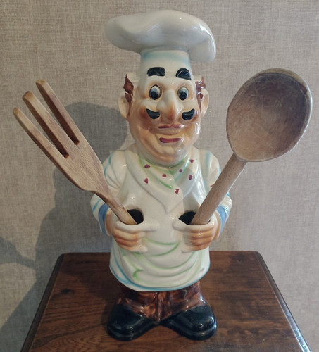 Statue cuisinier français - cuisinier,