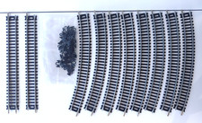 LOT MEHANO F210 / F223 / F246 HO 8 Rails Courbes 39 Coupleurs 2 Droits offerts