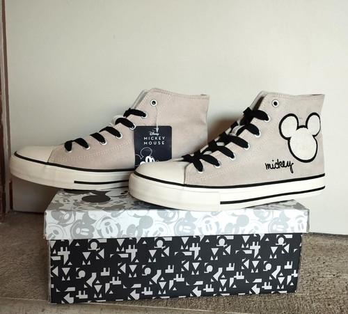 Baskets montantes mickey mouse - baskets,