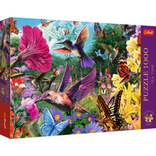1000 Piecejigsaw Puzzle Colibri & Papillons Fleur Jardin Instant Thé Gamme