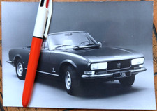 🚘 Photo presse Originale 1974 PININFARINA PEUGEOT 504 CABRIOLET Foto - Brochure