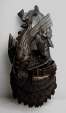 vide poche en bois sculpté