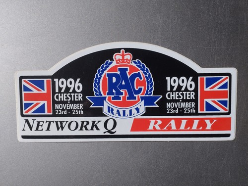 Autocollant rallye plaque - autocollant.,