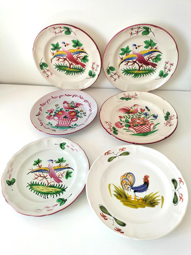 Ensemble assiettes oiseaux - 6,
