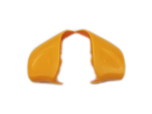 Yellow steering wheel - yellow,