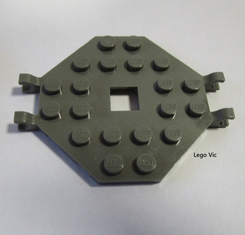 Lego 2539 plate - lego, octagonal