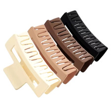 Ensemble Chic de Pinces Crabe – Lot de 4 Pinces à Cheveux Tendance pour Femme