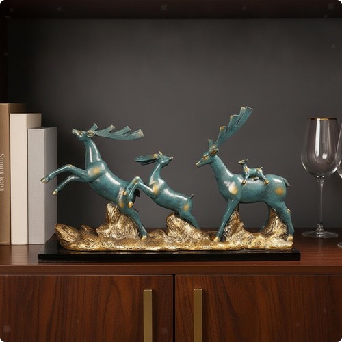 Statue cerf avec - de,