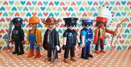 Playmobil village people - people, san