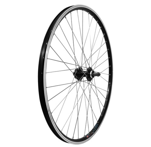Roue vtt 29p noir - noir, v-brake