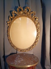 ancien grand cadre ovale style louis XVI 80x60cm très bon etat