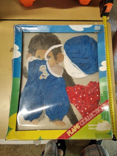 Peluche kiki monchichi - kiki, seguchi