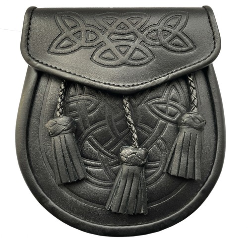 Sporran cuir avec - sporran,