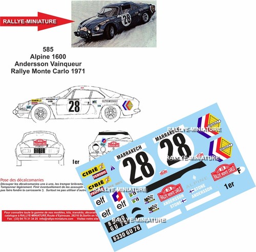Decals ref 0585 - decals, 1/24