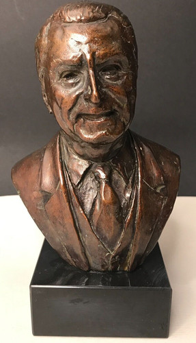 Buste personnage jouvet bronze - buste,