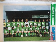RARE FICHE ONZE Mondial décembre 1992 de l'équipe de Saint Étienne 1976